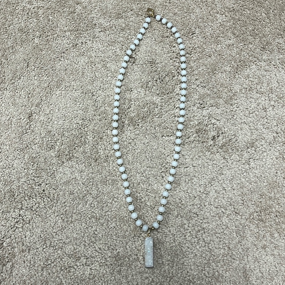 Beautiful necklace with crystal